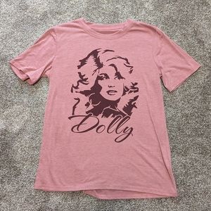 Pink Dolly Parton Shirt | Medium